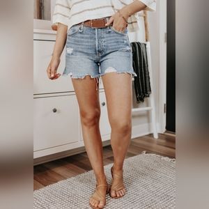 NWT Free People Distressed Denim Shorts